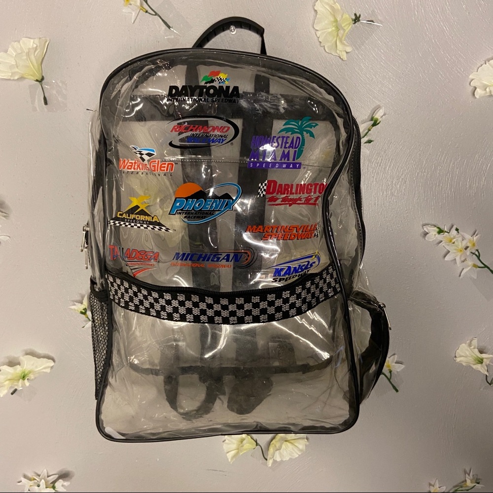 Clear NASCAR Backpack